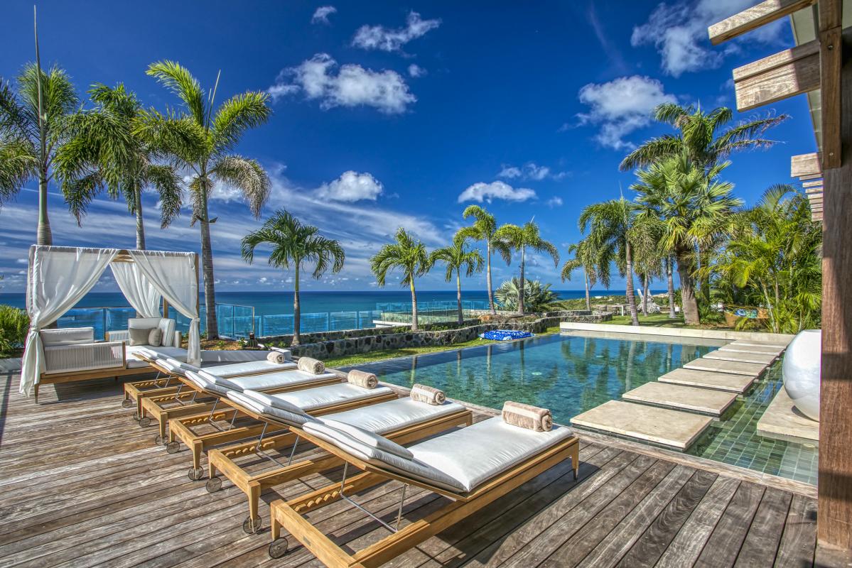 Location villa Saint Martin Indigo Bay - Villa 4 chambres 8 personnes - vue mer - Piscine - Villa de luxe (2)